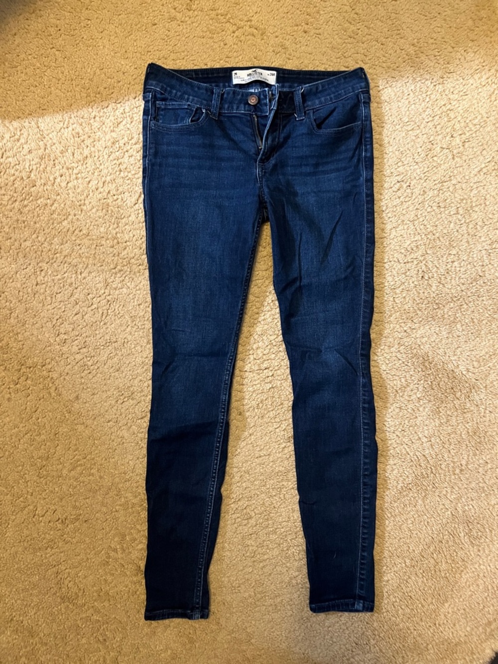 Dark Blue Hollister Skinny Jeans